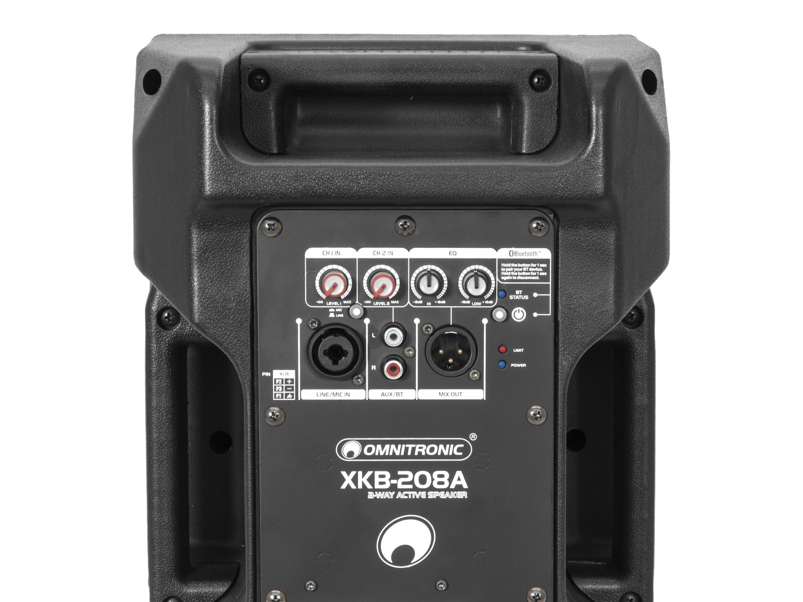 Преносима тонколона Omnitronic XKB-208A 2-Way Speaker